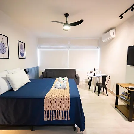Loft Aguas Da Mantiqueira- Ar- Condicionado E Proximo Ao Centro Apartment Águas de Lindoia Exterior photo